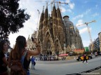 Esterno della Sagrada Familia a Barcellona, Spagna
Fisheye Olympus 9mm f.8