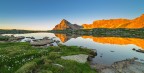 Monte Chersogno e Lago Camoscere all'alba
Alpi Cozie - Valle Maira - Cuneo