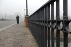 Parma con nebbia