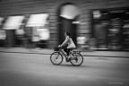 In bici