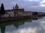 colori di sera al tramonto con riflessi