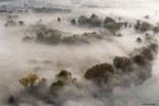 Altra foto dell'alba sull'Adda, con bilanciamento del colore rivisto e toni pi freddi.