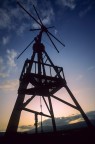 Fuerteventura - Vecchia pompa a vento. Digitalizzazione di diapositiva del 1992