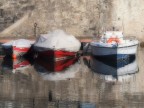 barche...su olio...