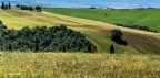 Cappella della Madonna di Vitaleta ripresa da lontano.