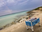 Dopo la pioggia, spiaggia dello Jonio salentino.