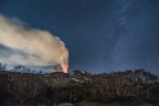 Monte Etna - Rifugio Citelli 1740 m.s.l.m 
Immagine somma di 2 scatti. Uno con astroinseguitore per il cielo e l'altro senza per il terreno.
Dati exif: f4 -ISO 1250 - 30sec. - 18mm