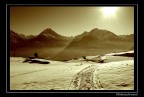 In motoslitta...