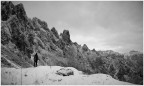 Autoscatto nell'inverno alpino