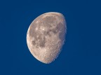Luna all'alba