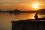 nel tramonto