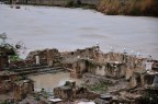 Albenga SV Fiume Centa, 24/11/19. Rovine romane invase dall'acqua.