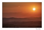 tramonto in Val D'orcia