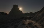 La luna e i calanchi
