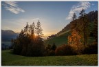 Tramonto sul maso