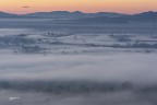 Nebbia all'alba in Pianura..