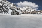 La piana innevata