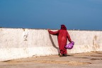 la signora in rosso