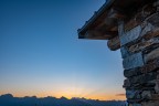 Bellissimo tramonto al rifugio Varadega, in Alta Valtellina