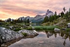 Alba al lago Federa Alba al lago Federa
