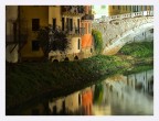 Vicenza, vista da ponte San Paolo. Marzo 2023