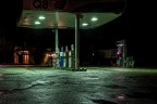 Neon Gas Station by Night_1 Neon Gas Station by Night_1