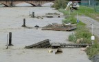 Foce del Rubicone  a Gatteomare   17 barche  scomparse  ..pontili distrutti ed altri semiaffondati...