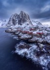 Hamny, Isole Lofoten (Norvegia).
Gennaio 2023.