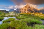 Vista delle Pale di San Martino al tramonto durante una passeggiata estiva.
f/16 4min. expo 16mm. ND 10 stop; GND e polarizzatore