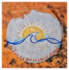 Livorno, dettaglio di muro. Luglio 2023