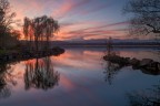 Tramonto al lago di Varese