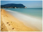 Spiaggia adriatica alle prime ore del giorno