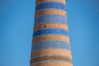 Uno dei vari minareti della cittadina Khiva in Uzbekistan