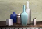 Light painting ispirato alle opere di Giorgio Morandi