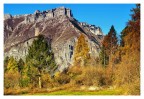 Panorama da Lavarone (TN) verso il Becco di Filadonna 2150m. Novembre 2024