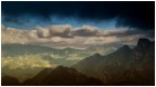 Vista sulla Vallarsa (TN) dalla Val di Fieno, Monte Pasubio, circa quota 1800m. Giugno 2025