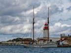 Foto scattata dal battello che mi riportava all'ormeggio della nave da crociera