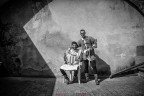 figuranti in pausa