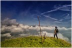 Autoscatto di vetta, quota 1691m. Catena delle tre Croci, Piccole Dolomiti. Settembre 2025
