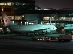 Ripresa notturna all'aeroporto di Francoforte