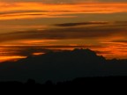 tramonto sulle alpi