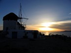 mulini al tramonto