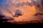 Tramonto sui tetti