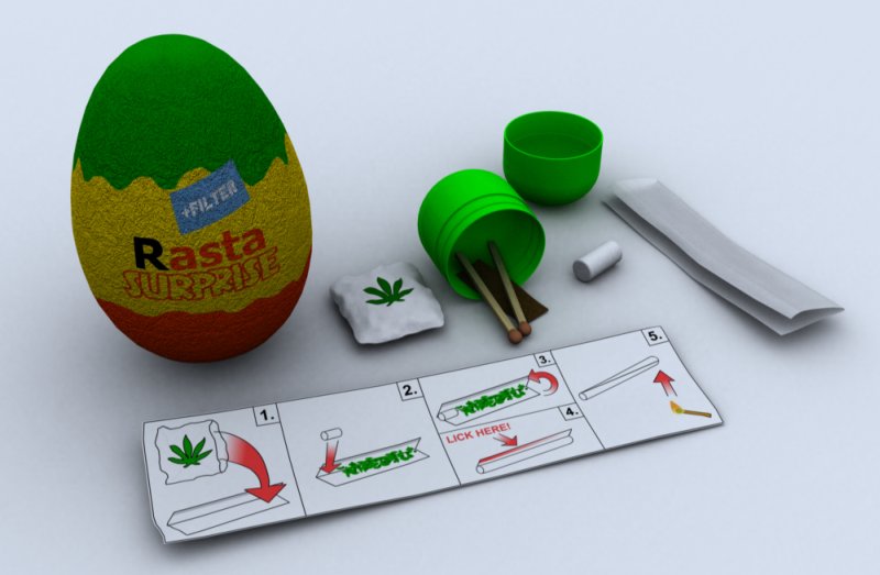 Rasta Kinder Surprise canabis weed.jpg